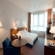 غرفة فندق هيلتون كورنيش للشقق الفندقية – ابوظبي – الامارات ( Hilton Corniche Apartments Hotel )   نضمن لك تأكيد حجز فوري للفندق